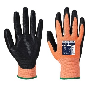 Portwest A643 Amber Cut-Resistant Nitrile Foam Coated Gloves (Case of 144 Pairs)