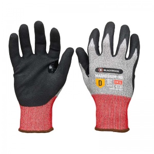 Blackrock BRG152 Magnesium Sandy Nitrile Cut Level D Gloves