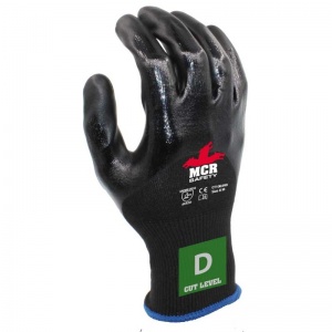 MCR CT1064ND Double Dip Nitrile Level D Cut-Resistant Work Gloves