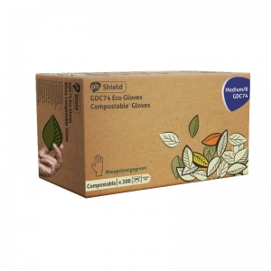 Polyco Compostable Disposable Powder-Free Gloves (200 Gloves per Box)