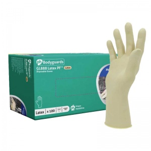 Polyco Bodyguards 4 Latex Powder Free GL888 Disposable Gloves