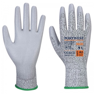 Portwest A620 PU Coated Cut Level B Heat-Resistant Grey Gloves