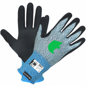 Showa S-Tex KV3 Latex Coated Cut Level 5 Gloves - SafetyGloves.co.uk