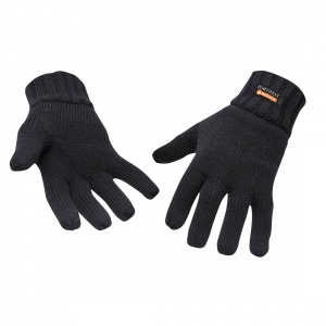 B4D Unisex Fingerless Knit Liner Gloves - Warm Acrylic Gloves For Winter & Activities
