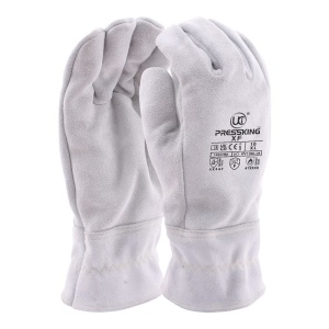 UCi PressKing-XF Flame-Resistant Leather Cut-Protection Gauntlet Gloves