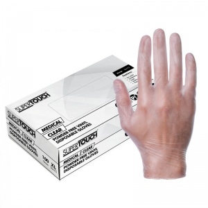 Safe Touch Clear Vinyl Gloves | Extra Large | 10 Packs Of 100 - View #5