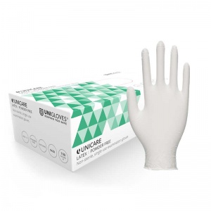 Unigloves Unicare GS002 Powdered Latex Gloves (Pack of 100)