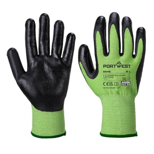 Portwest A643 Amber Cut Nitrile Gloves - SafetyGloves.co.uk