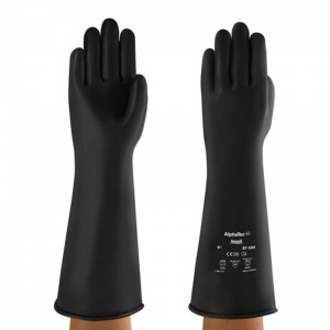Ansell AlphaTec 87-104 Chemical-Resistant Gauntlet Gloves