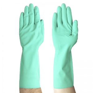 Ansell AlphaTec 79-340 Chemical-Resistant Nitrile Gauntlet Gloves