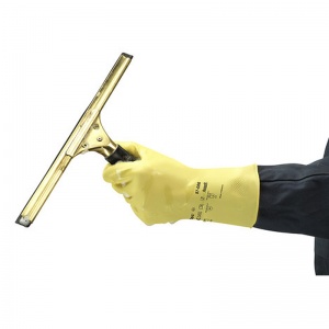 Ansell AlphaTec 87-086 Chemical Rubber Food Gauntlet Gloves ...