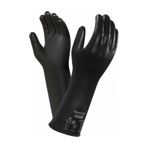 Ansell AlphaTec 38-628 Butyl Viton Chemical-Resistant Gauntlet Gloves