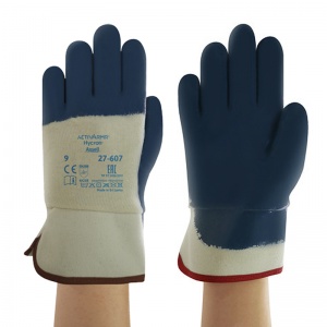 Ansell Hycron 27-810 Fully Coated Heavy-Duty Long Work Gloves