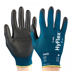 12 Paires / Gants De Protection Mécanique, Gants Tactiles Haute Precision Bricolage Peinture Bleu 2xl Ansell Hyflex 11 618 85280727 - Foto 5