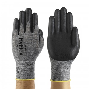 6 Pairs Ansell HyFlex 11-801 Foam Lined Nitrile Coated Gloves - Size 9 12 thumbnail image