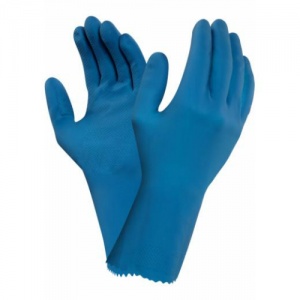 Ansell AlphaTec 87-305 Chemical-Resistant Latex Gauntlet Gloves