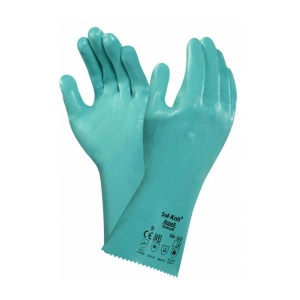 Ansell Sol-Knit 39-122 Nitrile Chemical-Resistant Gauntlets