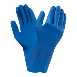 Ansell VersaTouch 87-195 Textured Latex Gauntlet Gloves