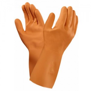 Ansell VersaTouch 87-370 Long-Cuffed Latex Gauntlet Gloves
