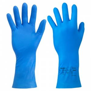 Ansell Virtex 79-700 Blue Nitrile Gauntlet Gloves