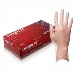 Aurelia Delight PF Medical Grade Vinyl Gloves 3822