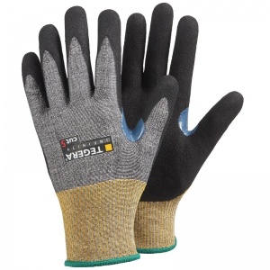 UCI Kutlass PU300 Schnittfeste Handschuhe - Grau, Größe L, Mit PU-Beschichtung Für Optimalen Schutz