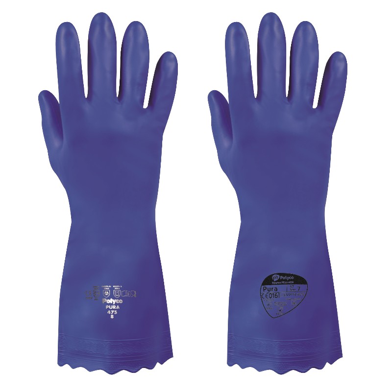 Polyco Pura Chemical Gloves (144 Pairs) - SafetyGloves.co.uk