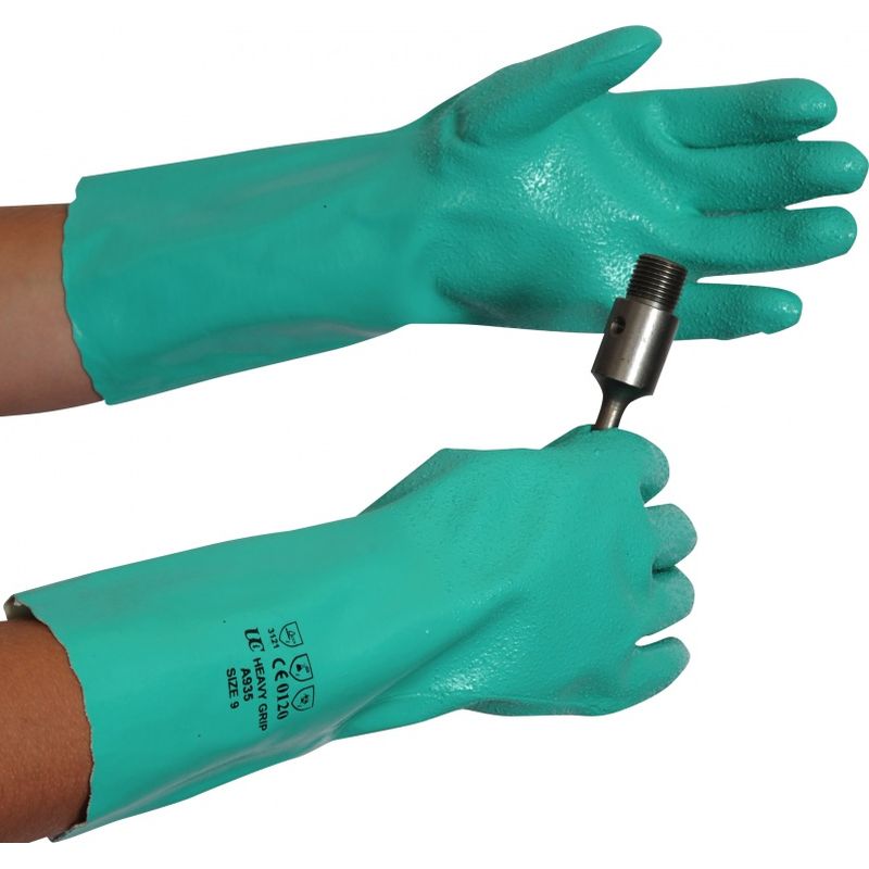 Tuff Grip Chemical Gauntlet Glove Chemical Resistant 