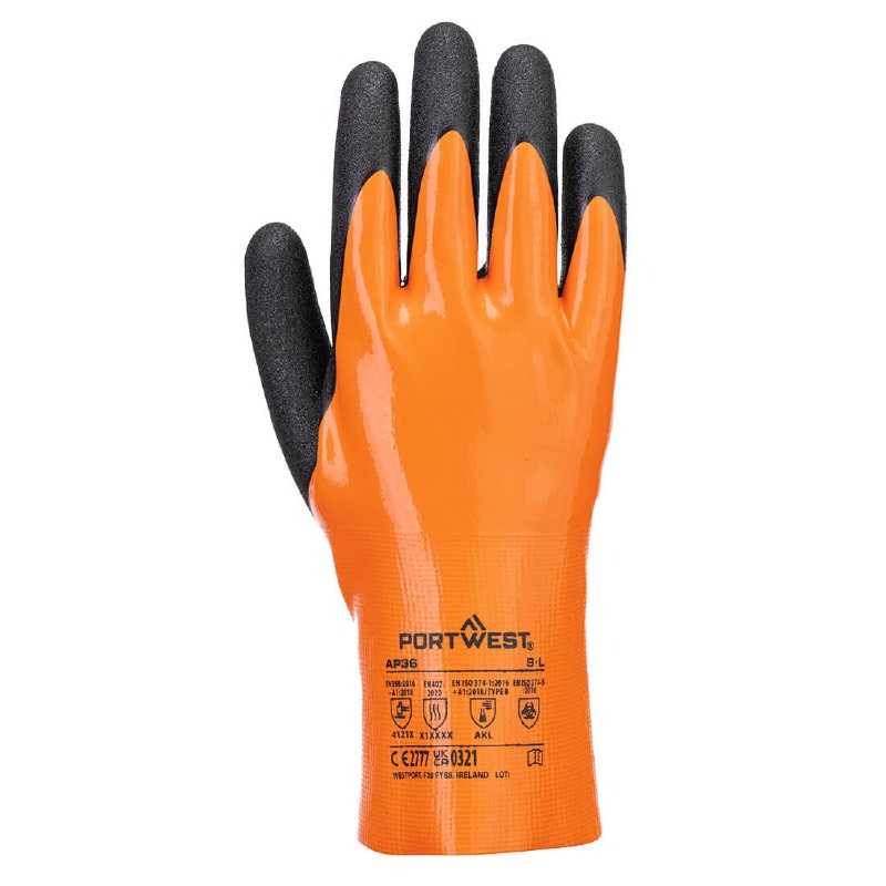 Portwest AP36 Nitrile Gauntlet - SafetyGloves.co.uk