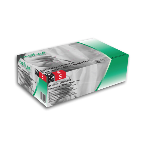 chlorinated latex gloves