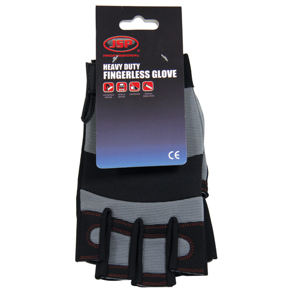 JSP PRO Fingerless Work Gloves SafetyGloves.co.uk
