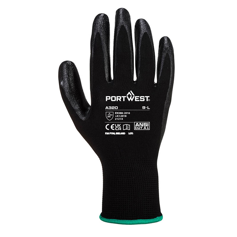 Portwest A320 Dexti-Grip Nitrile Gloves - SafetyGloves.co.uk
