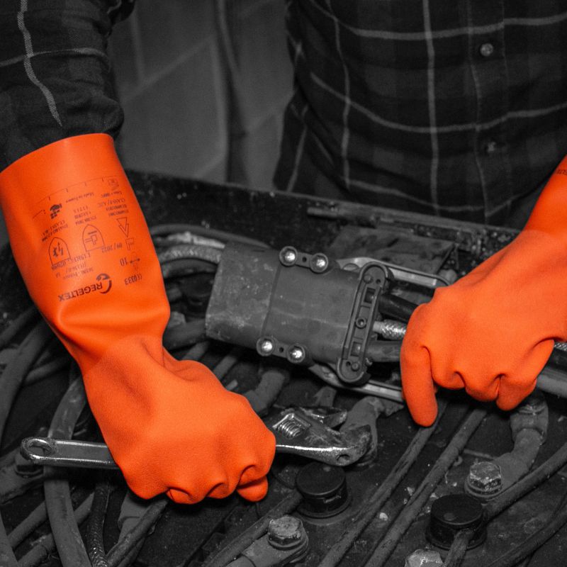 Arc flash gloves top