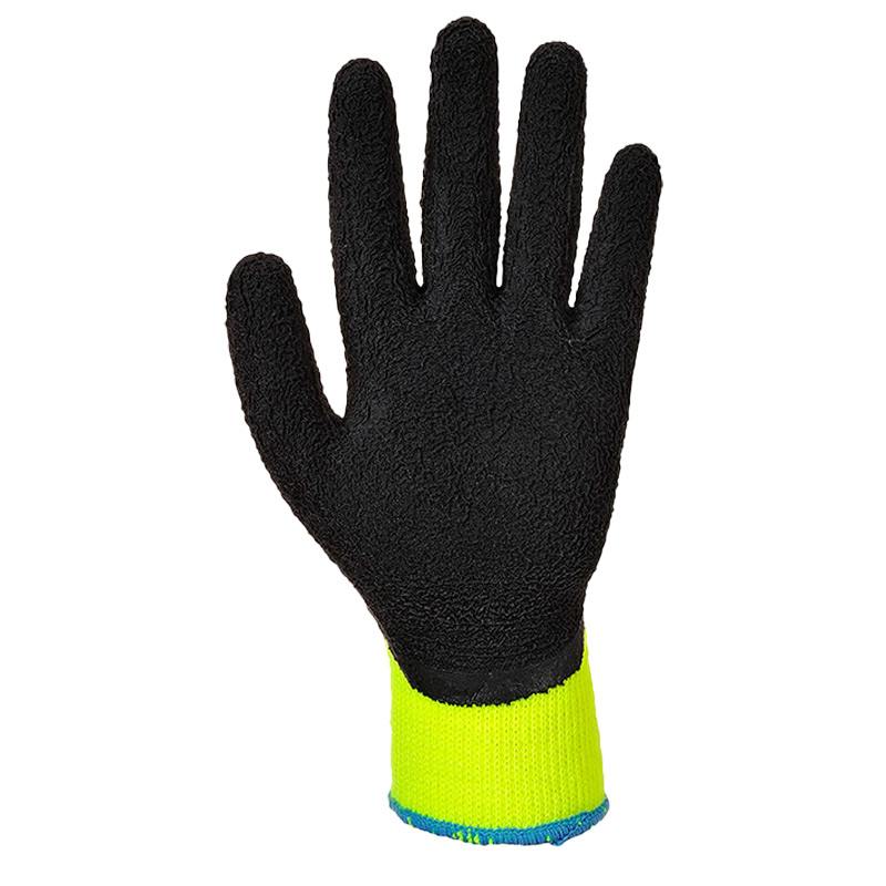 YELLOW GLOVE/WINTER FIRE/BLACK サイズL Portwest A143 Thermal Yellow/Black Gloves - SafetyGloves.co.uk