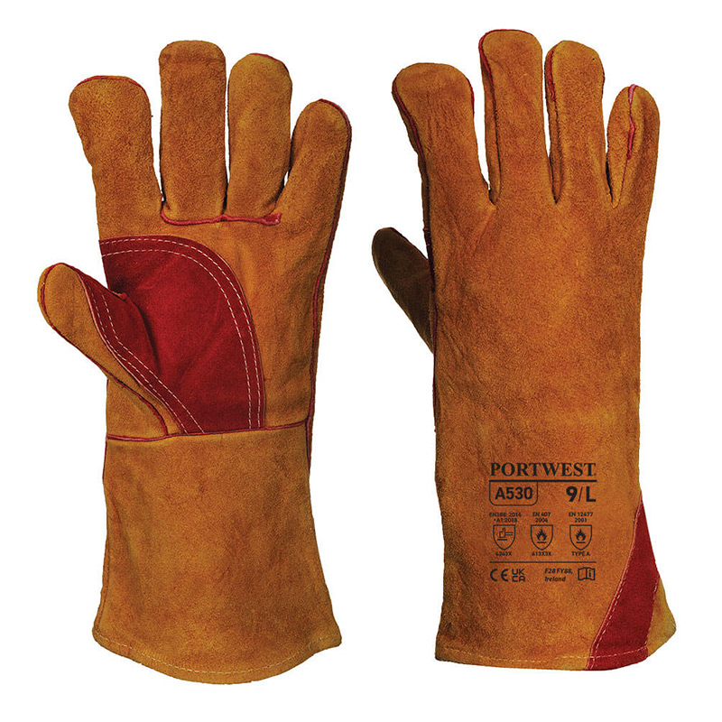 Portwest A530 Welding Leather Gauntlets