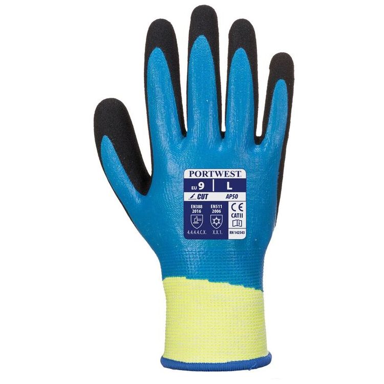 Portwest AP50 Waterproof Cut-Resistant Nitrile Foam Gloves