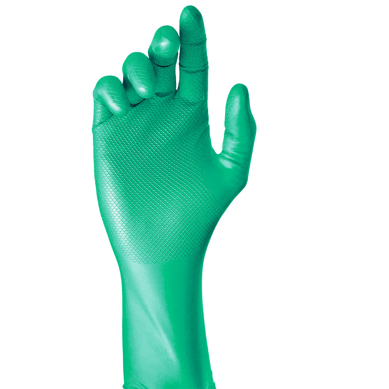 Grease Monkey Disposable Gloves, Nitrile Gloves, All Purpose, Latex Free,  Blue, Large, 20 Count