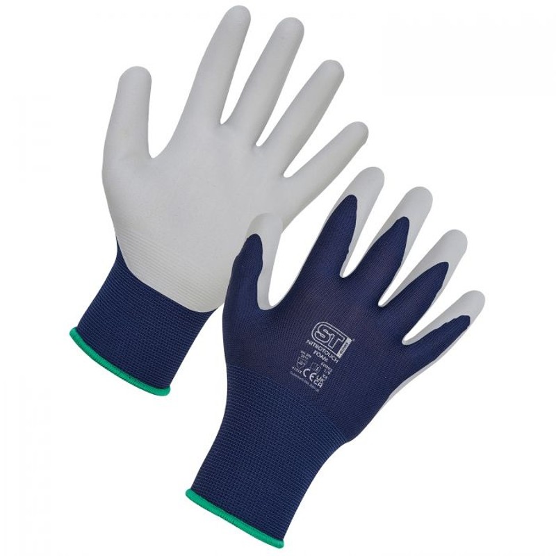 Supertouch Nitrotouch Foam Grip Gloves - SafetyGloves.co.uk