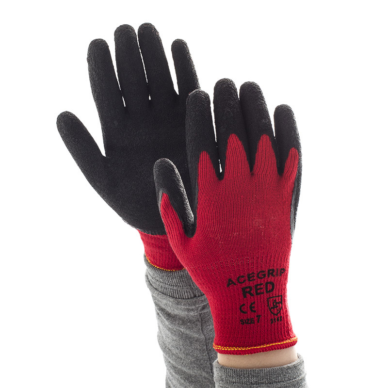 latex coated gloves