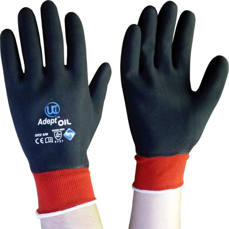 Adept Oil NFT Nitrile Fully Coated Gloves - SafetyGloves.co.uk What Are Nitrile Coated Gloves Used For