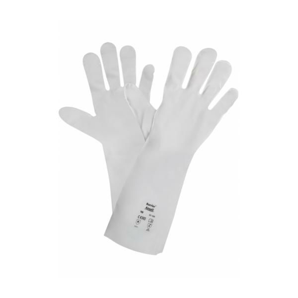 Ansell 02100 Barrier FiveLayer Ergonomic ChemicalResistant Gloves