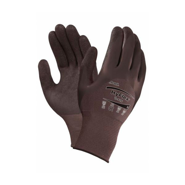 Ansell HyFlex 11926 Double NitrileCoated OilRepellent Gloves