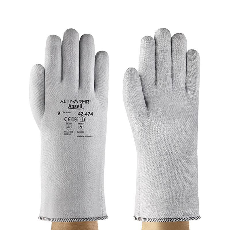 Ansell Crusader Flex 42474 Moderate Heat Protection Work Gloves SafetyGloves.co.uk