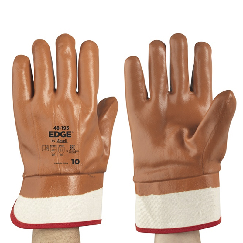 Ansell Winter Monkey Grip® Gloves - Smooth, L/XL S-19713 - Uline