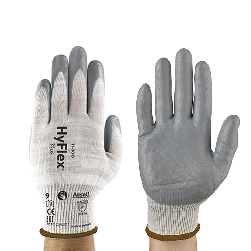 Ansell HyFlex 11100 Work Gloves SafetyGloves.co.uk