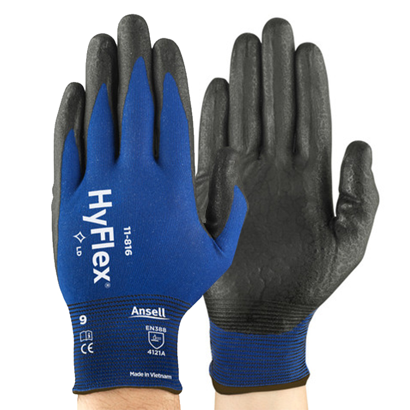Ansell HyFlex 11816 Lightweight Gloves SafetyGloves.co.uk