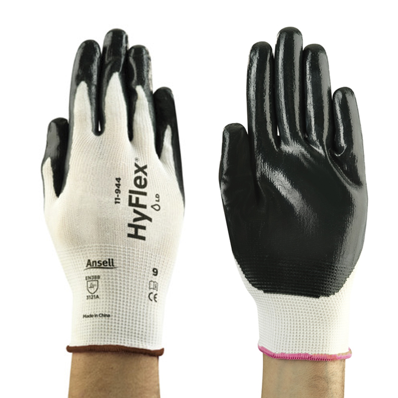 Ansell HyFlex 11944 Nitrile Gloves SafetyGloves.co.uk