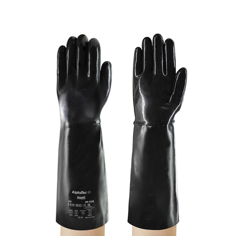 urs9a9 Ansell Scorpio 09-928 Neoprene Anatomical Gauntlets - SafetyGloves