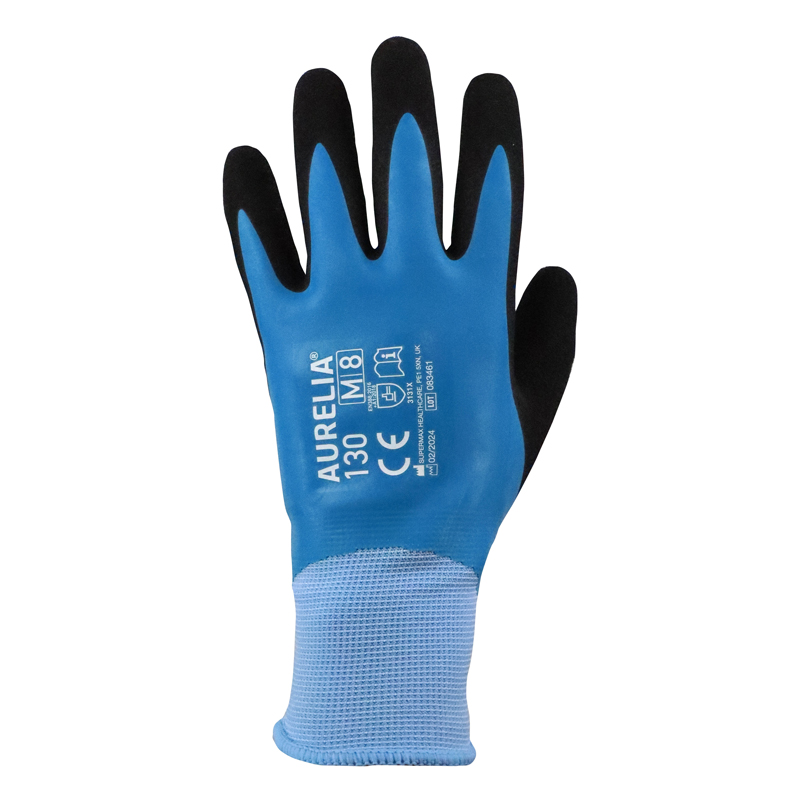 HANDLANDY Winter Water Resistant Work Gloves For Men, Padded Thermal Insulated Heavy Duty Impact Glove For Cold Weather (Black-insulated, M