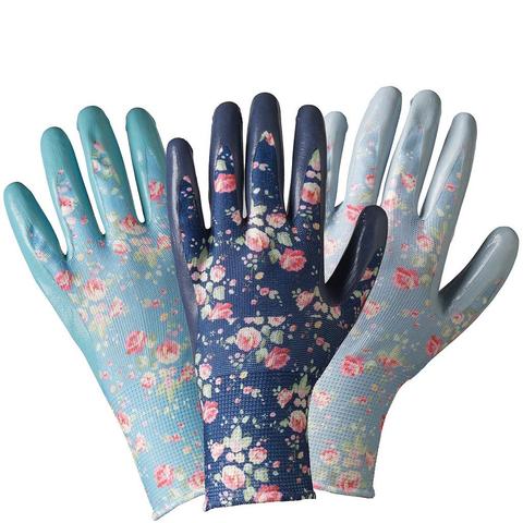 Briers Julie Dodsworth Flower Girl Seed And Weed Gardening Gloves Pack Of 3 Pairs B6891 Safetygloves Co Uk